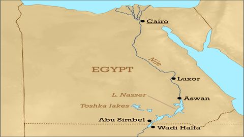 Cartina Egitto da Wikipedia