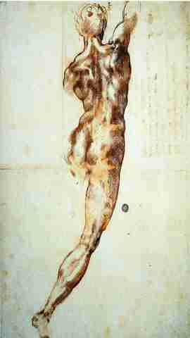 Michelangelo – Nudo di schiena,  mostra, firenze