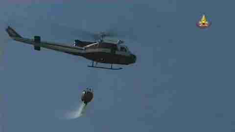 elicottero vigili del fuoco, incendi, provincia firenze