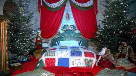 letto di babbo natale