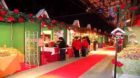 visitatori mostra casa di babbo natale