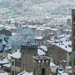 neve nel centro storico di arezzo da sito comune