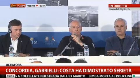 costa concordia conferenza