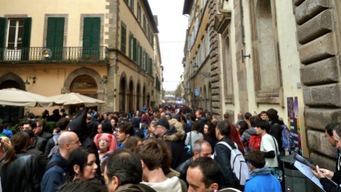 Lucca comics 2013: piazza napoleone