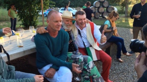 sting, wanny e dario cecchini