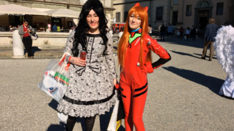 cosplayers a lucca
