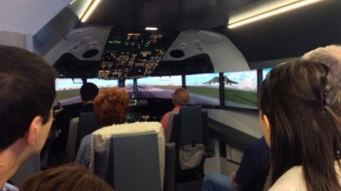 simulazioni di volo stand alitalia