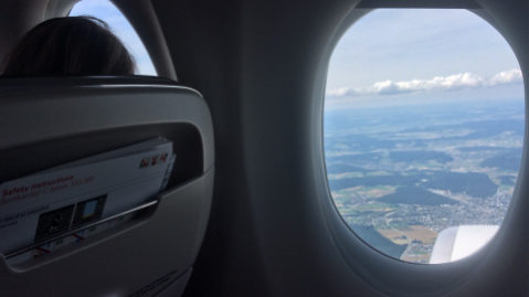 a bordo del bombardier cs100