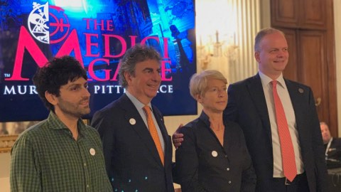 presentazione the medici game a palazzo pitti